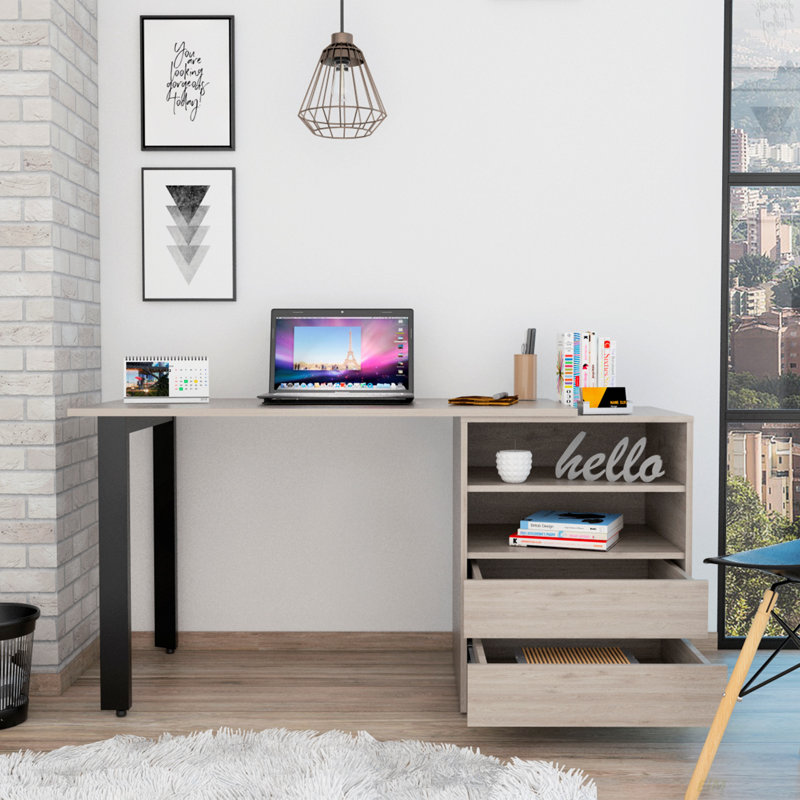 120 Writing Desk Cusco, Office(Desk), Black