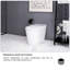 Toilette intelligente en céramique avec siège chauffant