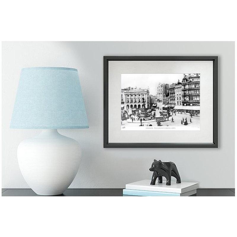 London, Piccadilly Circus C1893 by Francis Frith - Single Picture Frame Print, 60cm H x 80cm W x 2.3cm D