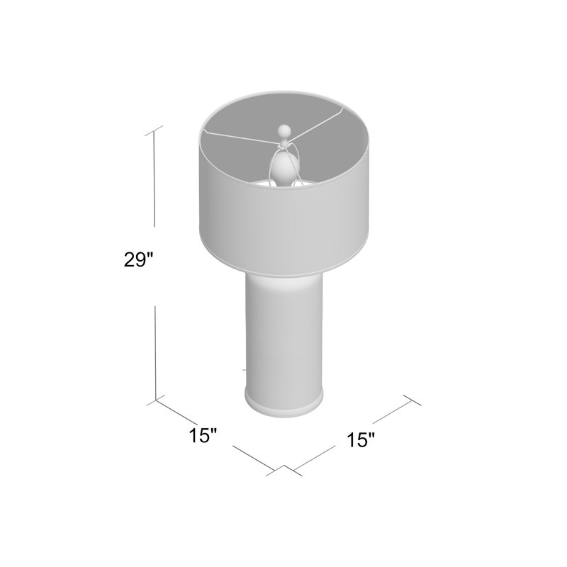 Merkel Glass Table Lamp, Clear