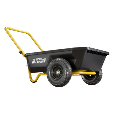 Chariot de jardin à 2 roues avec poignée pliable