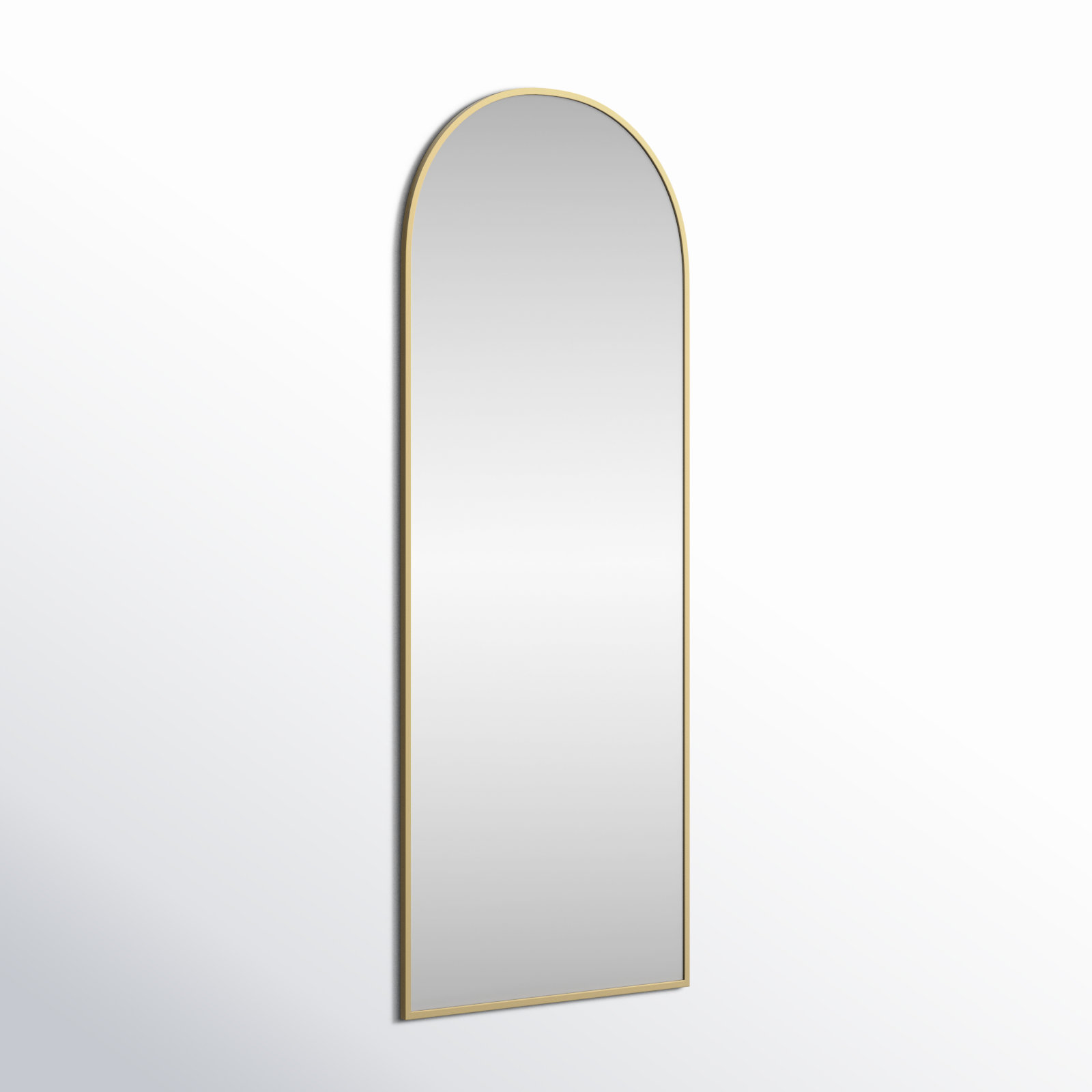 Sabine 36" Accent Mirror, Brass, 74" x 28"