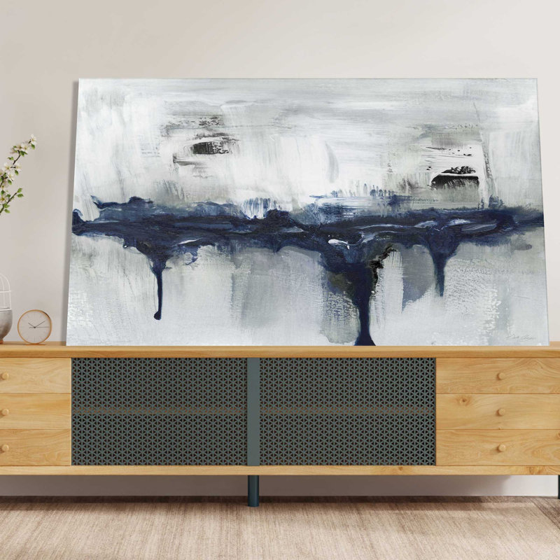 Indyscape I - Peinture, L 30 po x H 18 po, Toile tendue