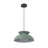 1-Light Dimmable Macaron Green Dome Pendant Light