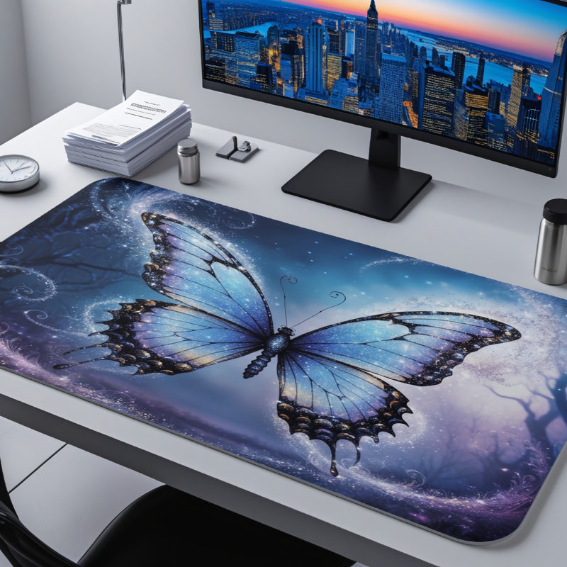 Polyester Desk Pad, 23.6x13.8