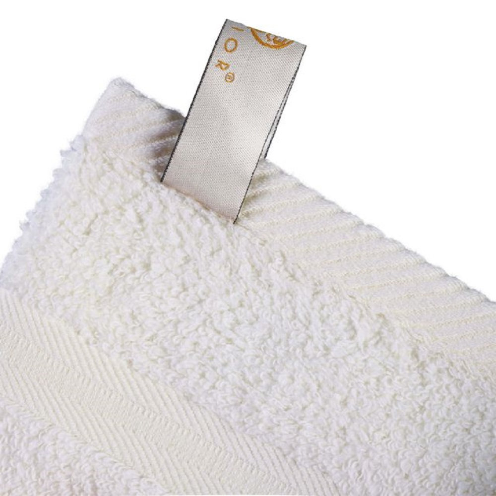 3-Piece Cotton Bath Towel Set, Ivory