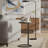 Round Accent Table With Metal Leg