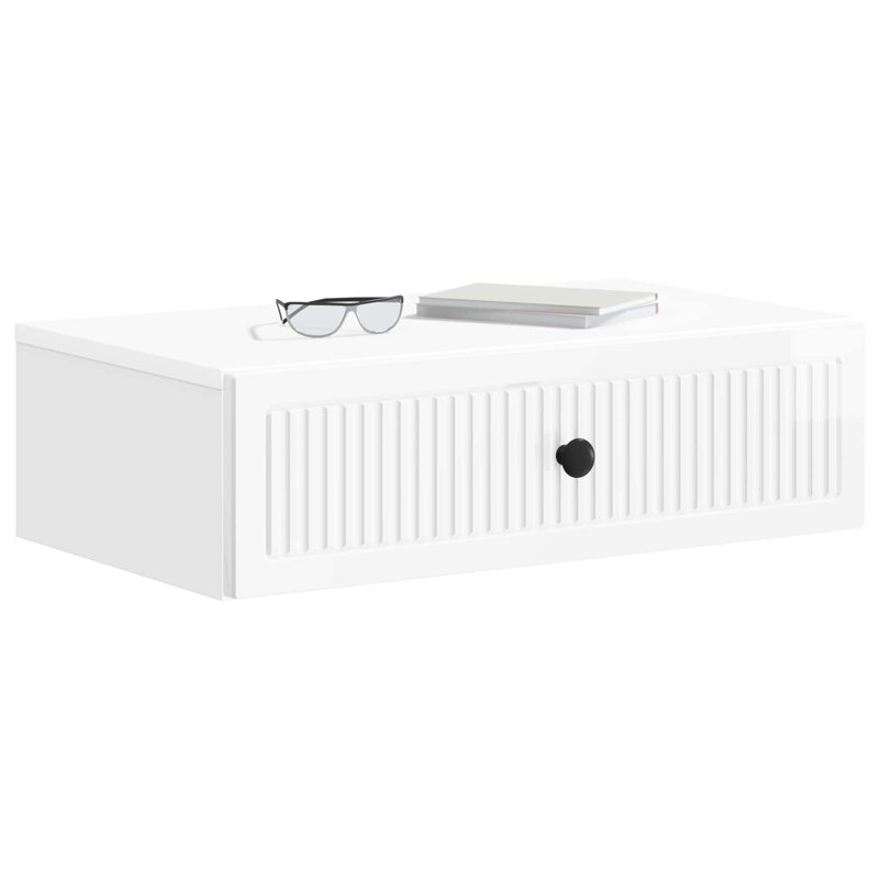 End Table, High Gloss White