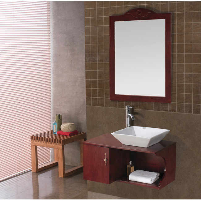 Lavabo vasque carré en céramique Kingston, Blanc