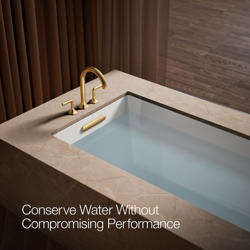 Occasion Deck-Mount Bath Spout With Cane Design, Vibrant Brushed Moderne Brass