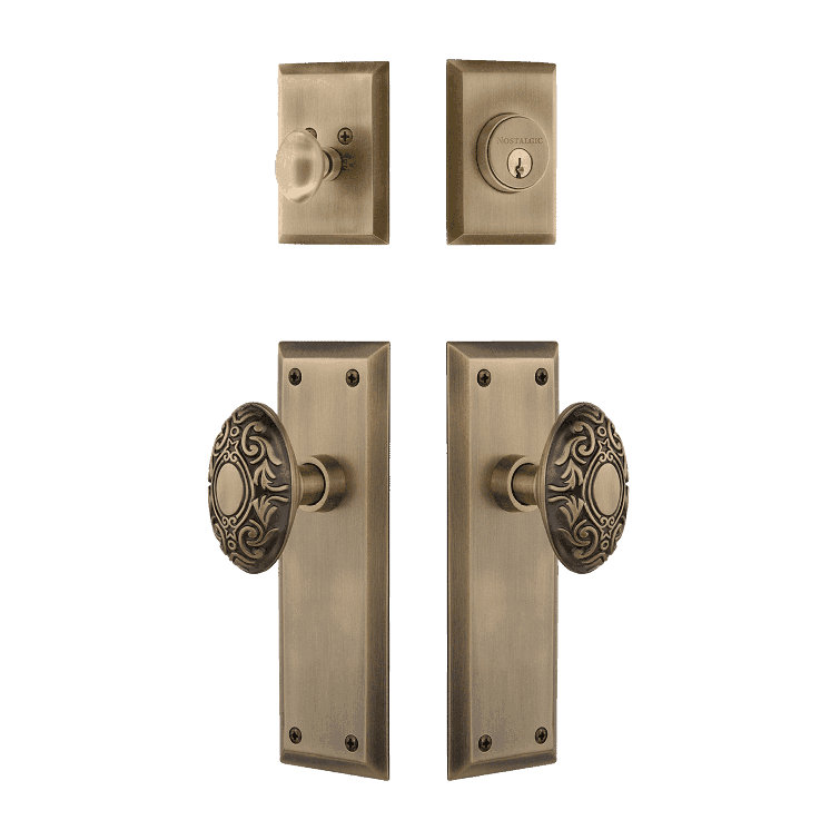 Nostalgic Warehouse New York Entry Set with Victorian Knob
