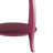 Purple Accent Table With Bottom Shelf