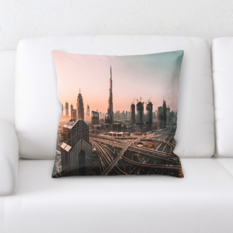 Microsuede Throw Pillow