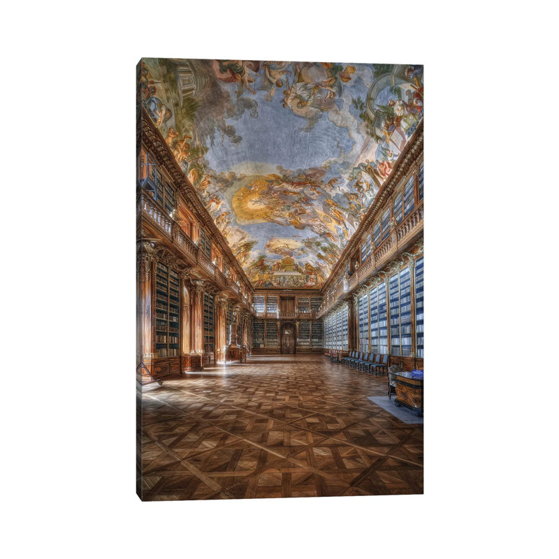 Philosophical Hall Strahov Monastery by Patrick Aurednik - Wrapped Canvas Gallery-Wrapped Canvas Giclée