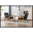 Accent Chairs Set of 2 with Side Table, Wood and Fabric Armchairs Side Chair-1814407674