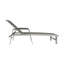 Chaise longue de patio réglable en aluminium de conception moderne pour le bord de la piscine