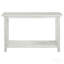 Console de canapé d'entrée en bois blanc Castleton