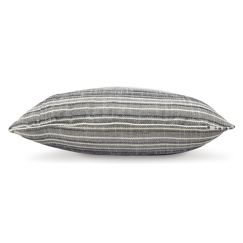 22" Square Beige Polyester Accent Pillow
