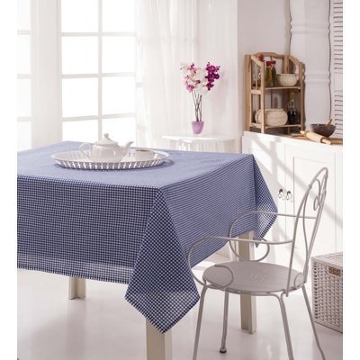 Marling Plaid 100% Cotton Tablecloth