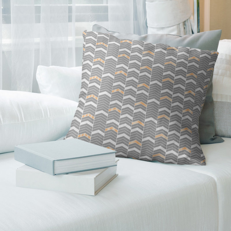 Coussin Rhonda Cheval, H 20 po x l 20 po, Duvet synthétique, Orange
