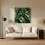 Art mural en métal botanique vert vigne fromage suisse-1326847158