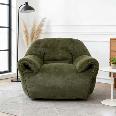 Faux Fur Bean Bag Chair