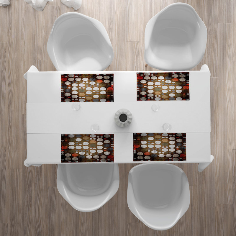 Récapitulatif 18,5" pois points, Blanc