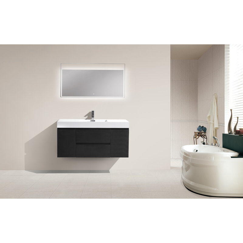 Mitul 49'' Arcylic Single Bathroom Vanity Top with Sink