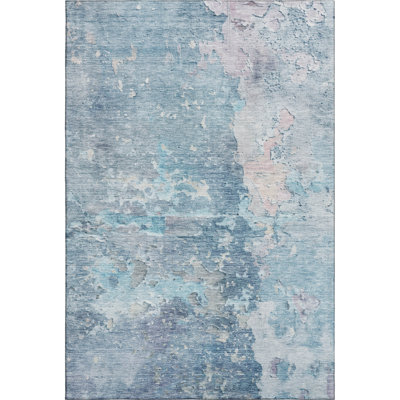 Premium Machine Washable Larock AMF1234 Abstract Rug