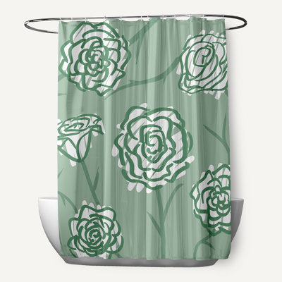 Rideau de douche simple Slezak Spring