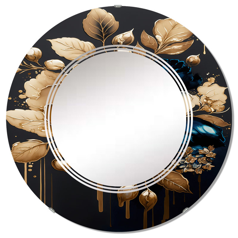 Miroir mural Camellia, 32 po x 32 po