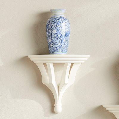 Gianinna Half-circle Mango Bracket Shelf