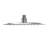 Ascend Ultra-Thin Square Shower Head - 10 in., Chrome-121869646-123125556