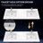  60 In. W X 22 In. D Solid Surface White Rectangular Double Sink Vanity Top Countertop In Glossy White