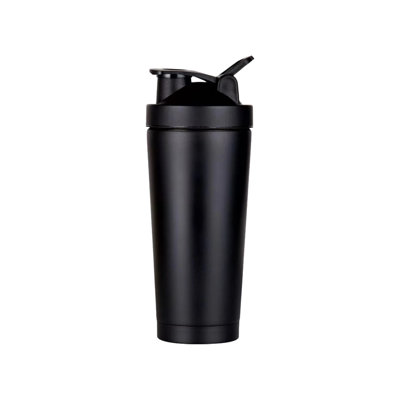 Bouteilles d'eau pour mélanges de Protéines, Bouteille avec Boule à Fouet, Bouteille de Protéines, Bouteille à Protéines, Bouteille de Shaker Moderne en Acier Inox