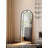 Retro Arched Ironwork Frame Explosion-Proof Full-Length Mirror-1412277331