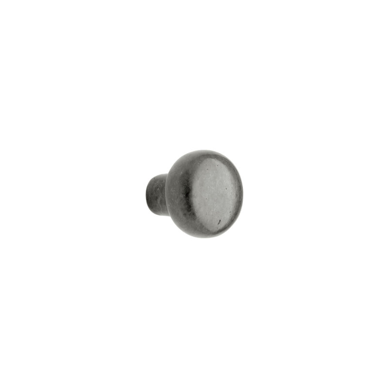 Bronze Mushroom Knob, White Bronze Dark