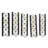 Calacatta 12" x 4" Marble Mosaic Tile-79891834