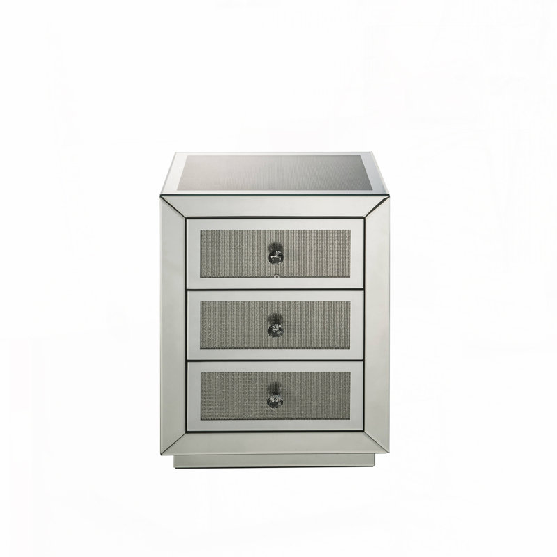 Table d'appoint en miroir