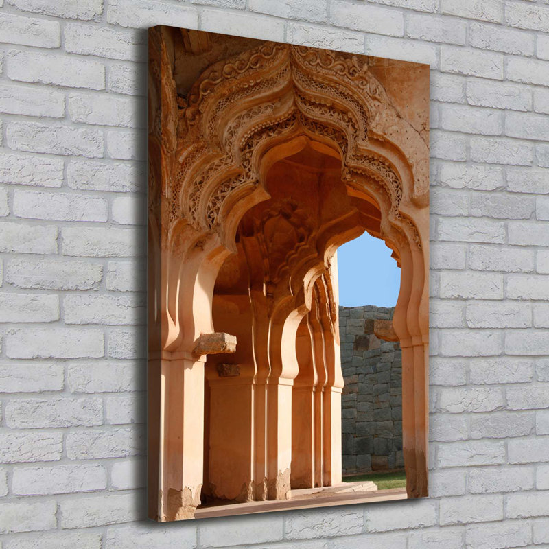 Lotus Mahal Hampi - Wrapped Canvas Print
