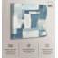 Art abstrait bleu déconstruit par III -84840403-84840353