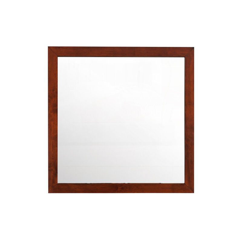 Cherry Mirror, 41" x 41", Square, Cherry