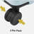 Black Luggage wheel covers for specific model