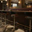 Tabouret de bar pivotant en similicuir Isar