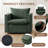 Louretha 34" Wide Fabric Upholstered Swivel Armchair-737833905
