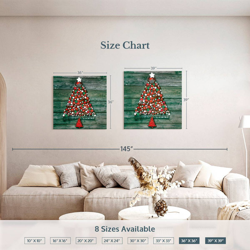 Lelend Xmas Tree, 36" H x 36" W