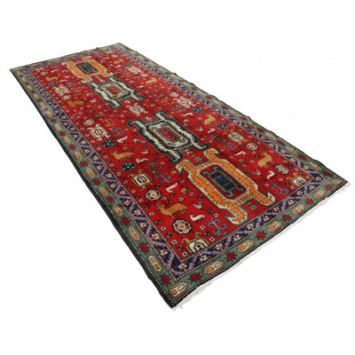 Fine Hand knotted Persian antique Hamadan runner 4'11'' X 10'4''