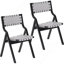 Chaises pliantes en bois