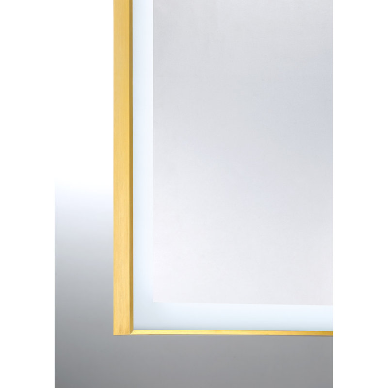 Miroir Zav, Doré, 32 po x 48 po