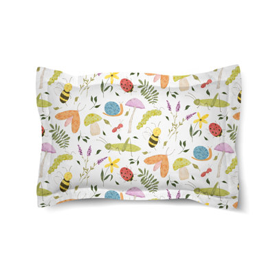 Bugalicious Crawlers Microfiber / Microsuede Pillow Sham